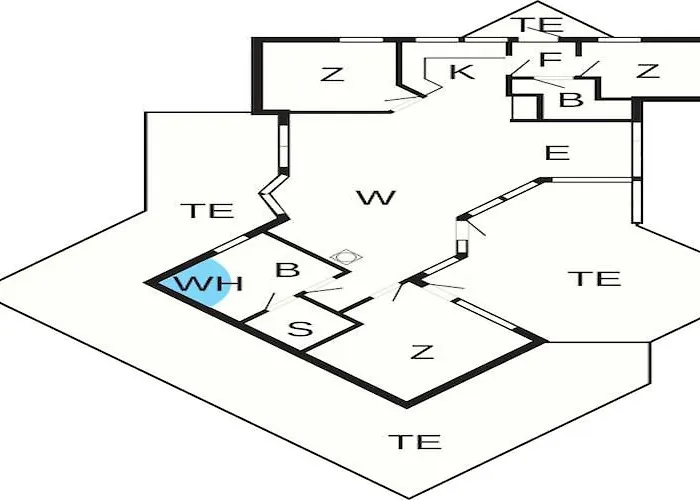 Дом отдыха 10 Person In Rudkobing-by Traum